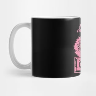 plug in reddy kilowatt distressed pink Mug